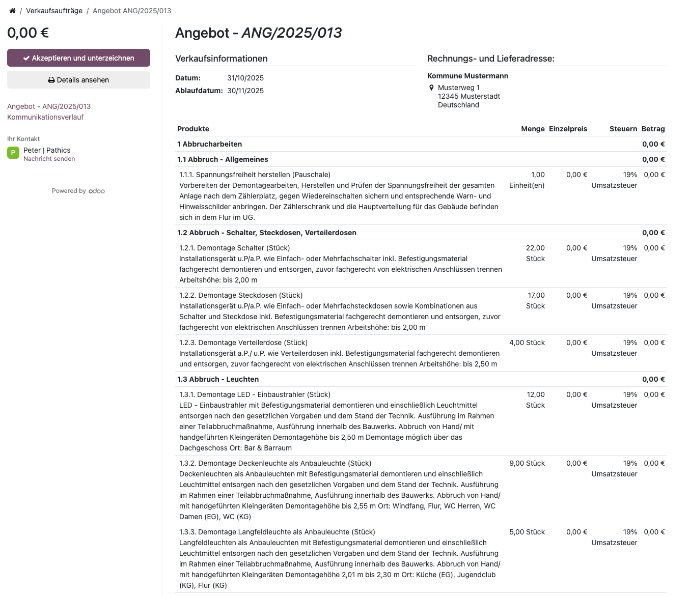 GAEB Basis Import / Export (16.0)